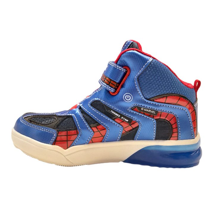 Sneakers alta con luci Spider-Man Geox sinistra