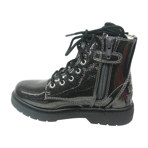 Lelli kelly stivaletto glitter nero sinistra