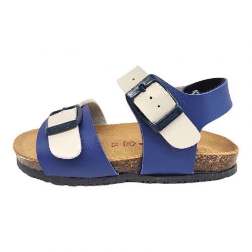 BioNatura sandalo blu grigio sinistra