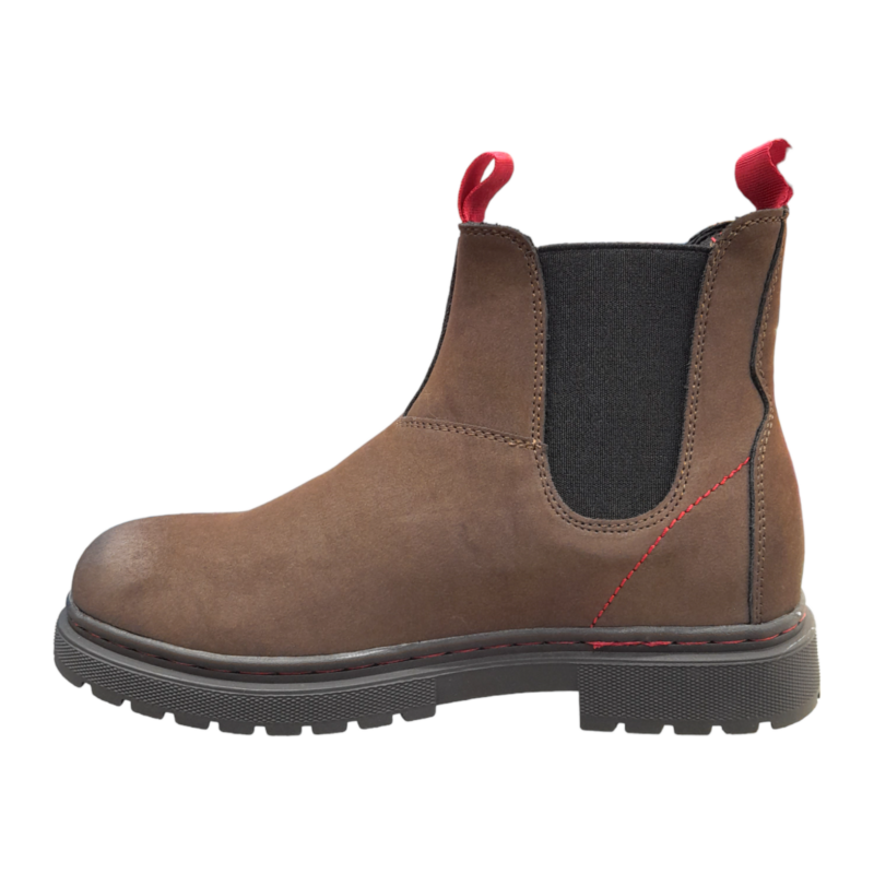 Mezzo stivale Ohio marrone in similpelle per bambino con elastici neri laterali - Levi's 3 Mezzo stivale Ohio marrone in similpelle per bambino con elastici neri laterali - Levi's