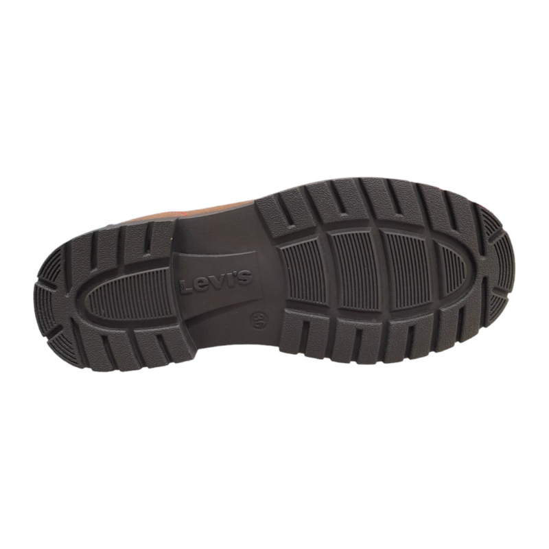 Mezzo stivale Ohio marrone in similpelle per bambino con elastici neri laterali - Levi's 6 Mezzo stivale Ohio marrone in similpelle per bambino con elastici neri laterali - Levi's