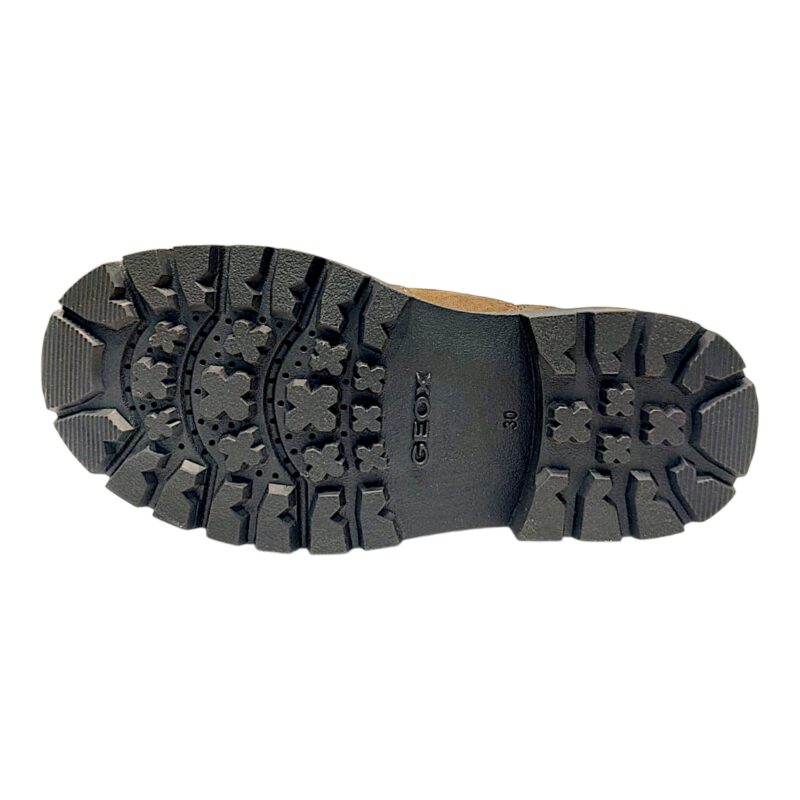 Mezzo stivale unisex marrone coffee con elastici laterali black - Geox 5 Mezzo stivale marrone coffee con elastici laterali black - Geox