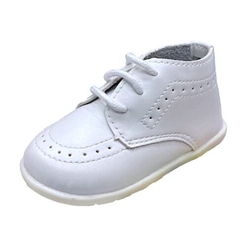 Mocassino bianco primi passi con lacci elastici – BACIO & BACIO 20 Mocassino bianco primi passi con lacci – BACIO & BACIO