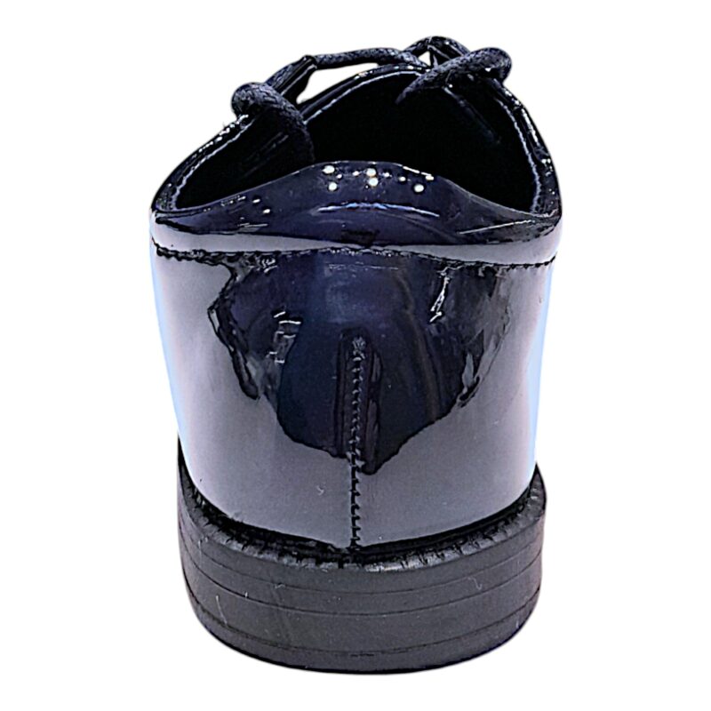 Mocassino navy lucido primi passi con lacci elastici – BACIO & BACIO 4 Mocassino navy lucido primi passi con lacci elastici – BACIO & BACIO