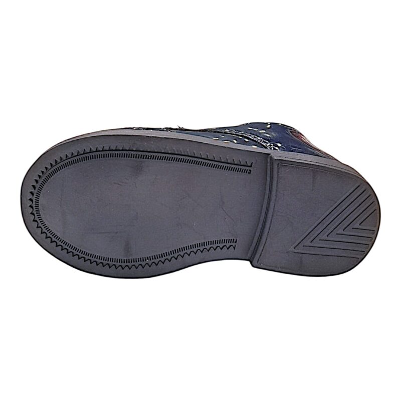 Mocassino navy lucido primi passi con lacci elastici – BACIO & BACIO 5 Mocassino navy lucido primi passi con lacci elastici – BACIO & BACIO