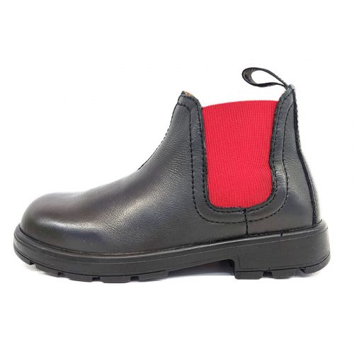 Grunland stivaletto elastico rosso sinistra