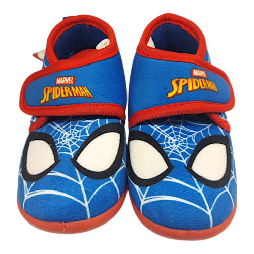 Pantofola scarpina primi passi per bambino blu e rossa Spider-Man con strappo – Easy Shoes 21 Pantofola scarpina primi passi per bambino blu e rossa Spider-Man con strappo – Easy Shoes