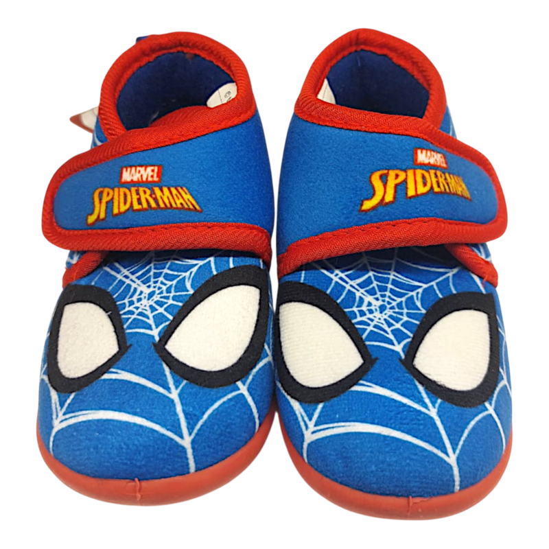 Pantofola scarpina primi passi per bambino blu e rossa Spider-Man con strappo – Easy Shoes 1 Pantofola scarpina primi passi per bambino blu e rossa Spider-Man con strappo – Easy Shoes