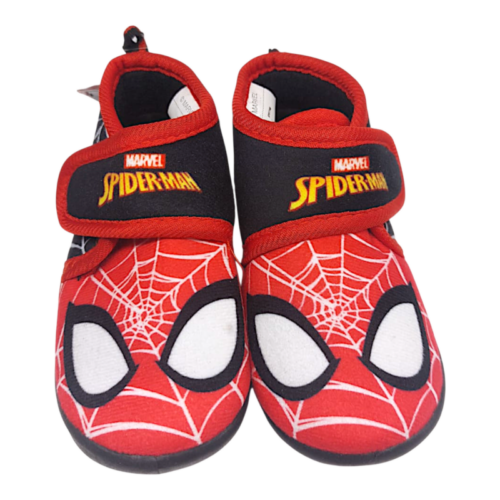 Pantofola scarpina primi passi per bambino nera e rossa Spider-Man con strappo – Easy Shoes 19 Pantofola scarpina primi passi per bambino nera e rossa Spider-Man con strappo – Easy Shoes