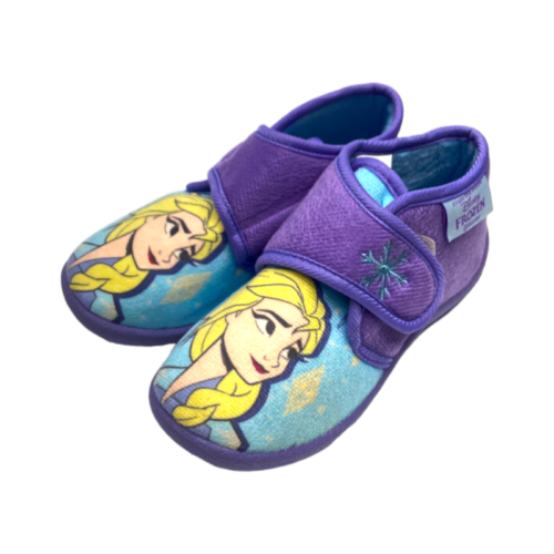 Pantofole bambina primi passi con Frozen e chiusura a strappo - Cerdà