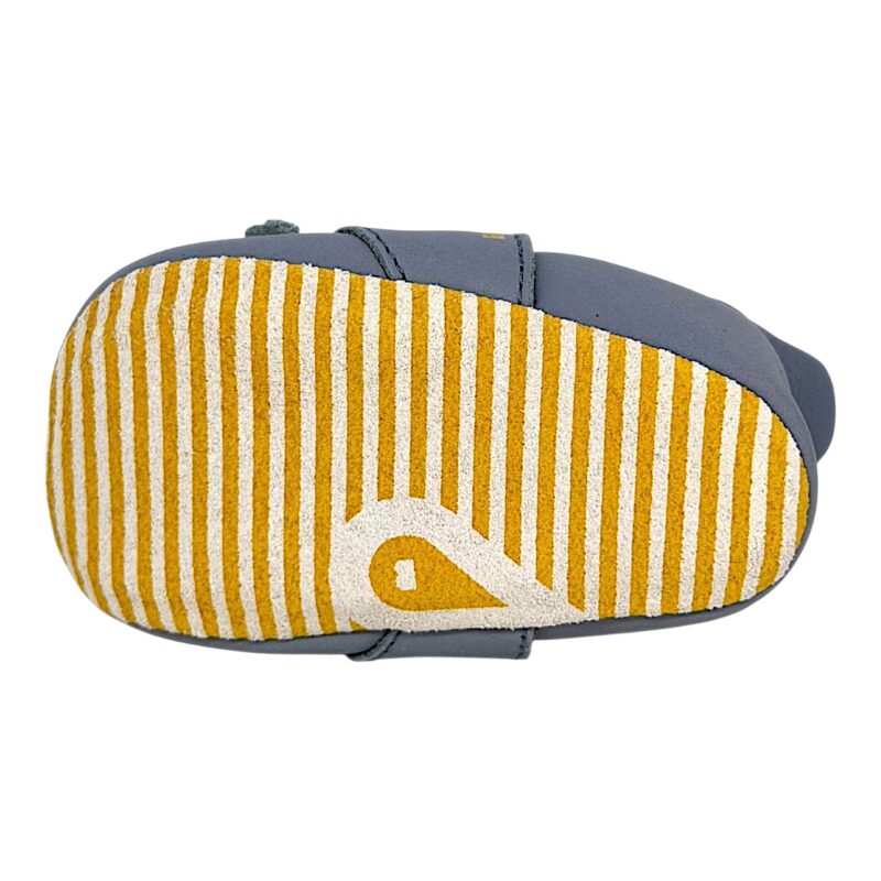 Pantofoline Soft Sole in pelle grigia per bambino primi passi e patch con koala - Bobux 3 Pantofoline Soft Sole in pelle grigia per bambino primi passi con patch koala - Bobux