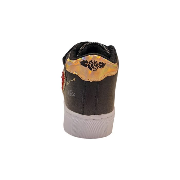 Sneakers alta colore nero con cuore strass Lelli Kelly tallone