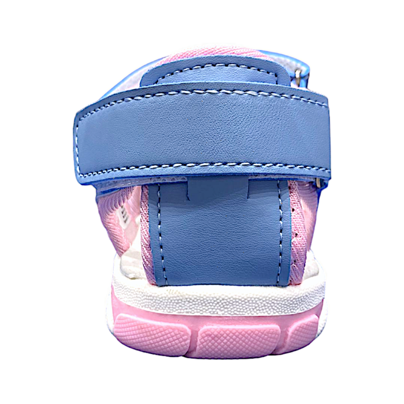 Sandalo ragnetto per bambina Frozen rosa-azzurro con doppio strappo – FLA Europe 5 Ragnetto per bambina Frozen rosa-azzurro con doppio strappo – FLA Europe
