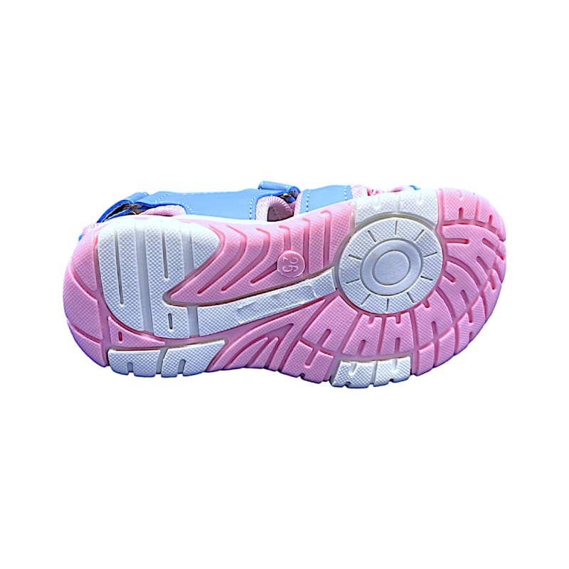 Sandalo ragnetto per bambina Frozen rosa-azzurro con doppio strappo – FLA Europe 6 Ragnetto per bambina Frozen rosa-azzurro con doppio strappo – FLA Europe