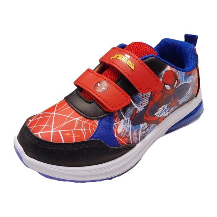 Sneakers Spider-Man rosso blu Easy Shoes fronte