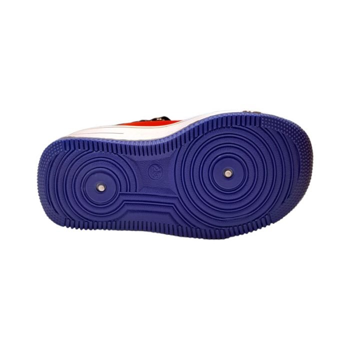Sneakers alta Spider-Man rossa nera Easy Shoes suola