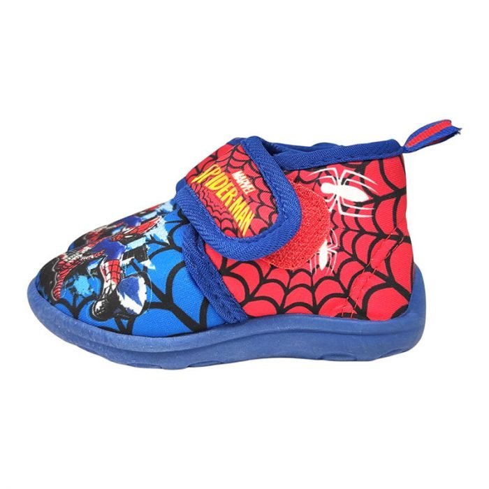 Easy Shoes pantofole Spider-Man rosse sinistra