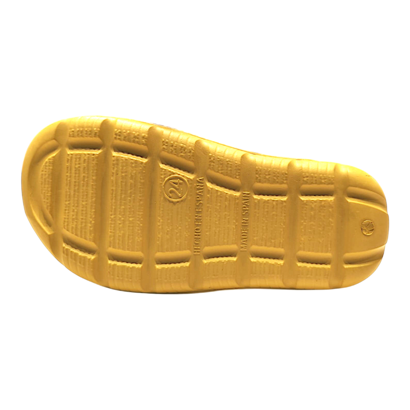 Sandali da mare unisex in gomma giallo pastello con doppia fibbia - Igor 5 Sandali da mare unisex in gomma giallo pastello con doppia fibbia - Igor