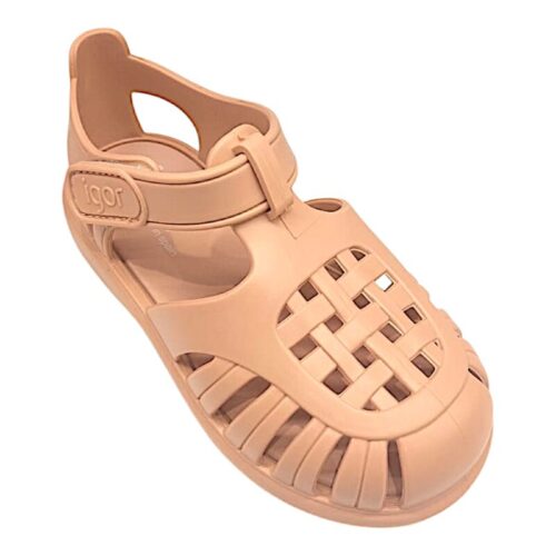 Sandali ragnetto da mare in gomma primi passi per bambina rosa cipria - Igor