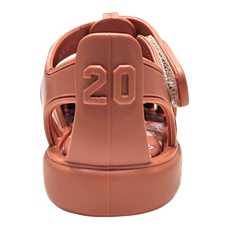Sandali ragnetto da mare in gomma rosa con zebra e strappo - Igor 4 Sandali ragnetto da mare in gomma rosa con zebra e strappo - Igor