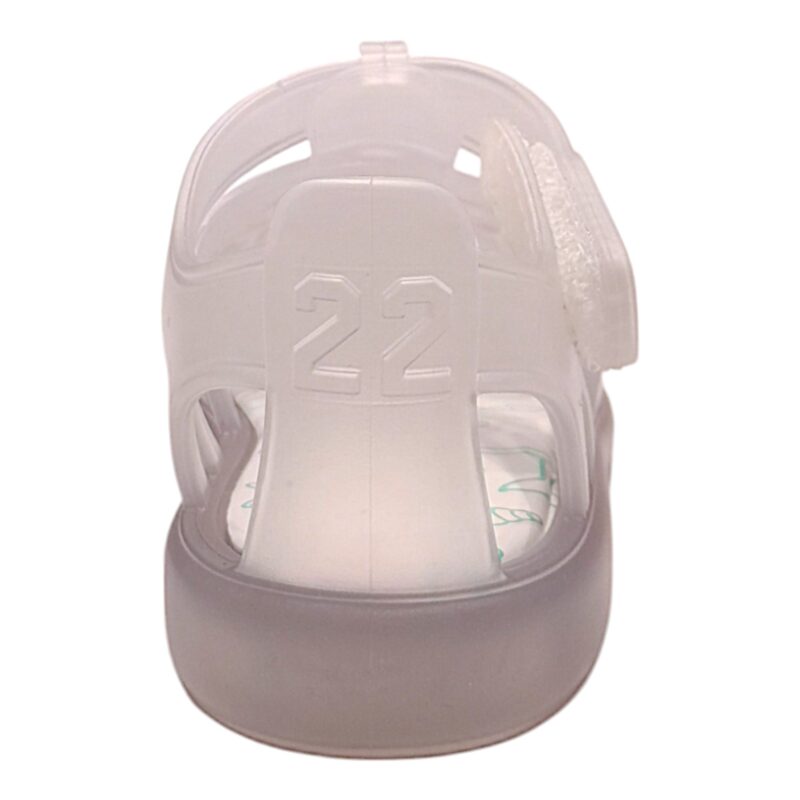 Sandali ragnetto per bambina primi passi in gomma mare bianco con stella fucsia e strappo - Igor