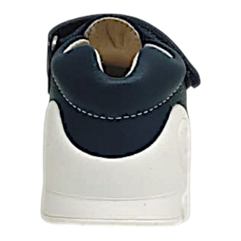 Sandalo a ragnetto per bambino primi passi in pelle blu petrolio con strappo – Biomecanics 4 Sandalo a ragnetto per bambino primi passi in pelle blu petrolio con strappo – Biomecanics