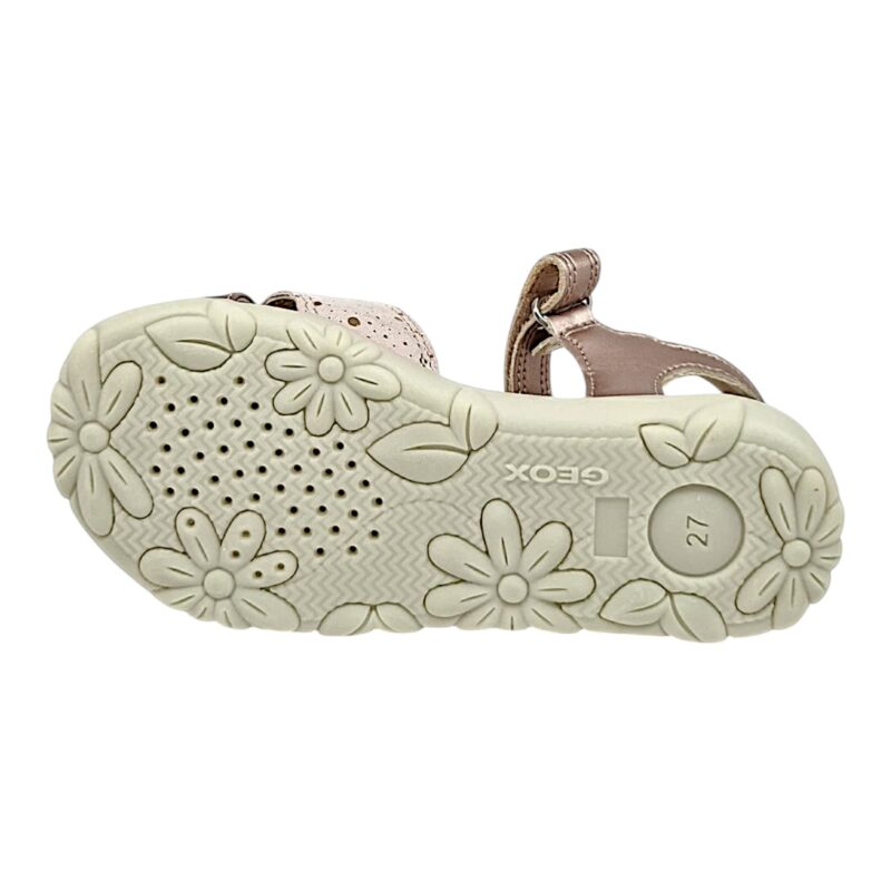 Sandalo bambina light pink con doppio strappo - Geox 5 Sandalo bambina light pink con doppio strappo - Geox