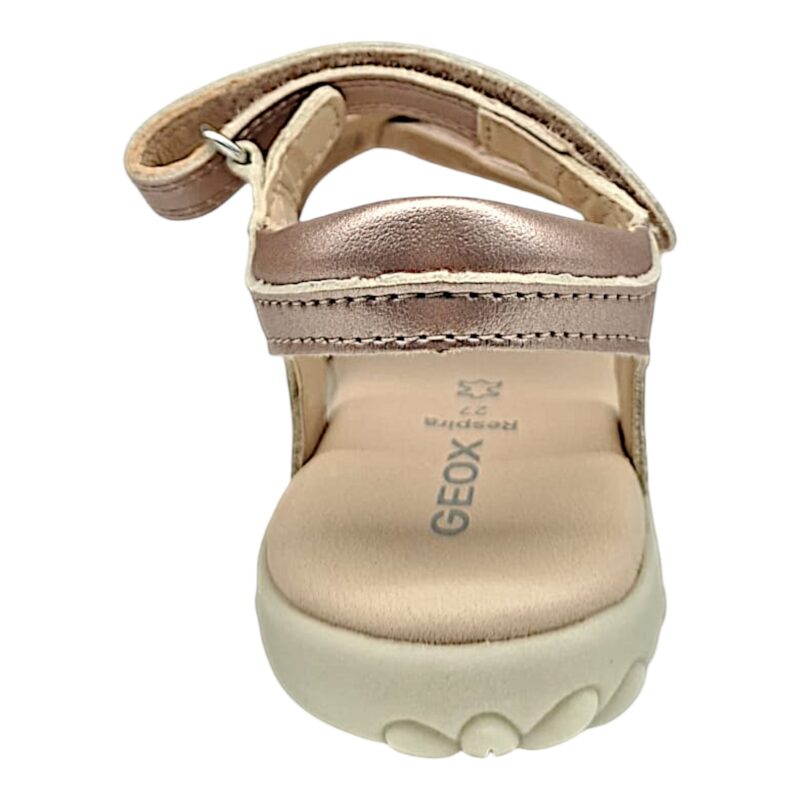 Sandalo bambina light pink con doppio strappo - Geox 3 Sandalo bambina light pink con doppio strappo - Geox