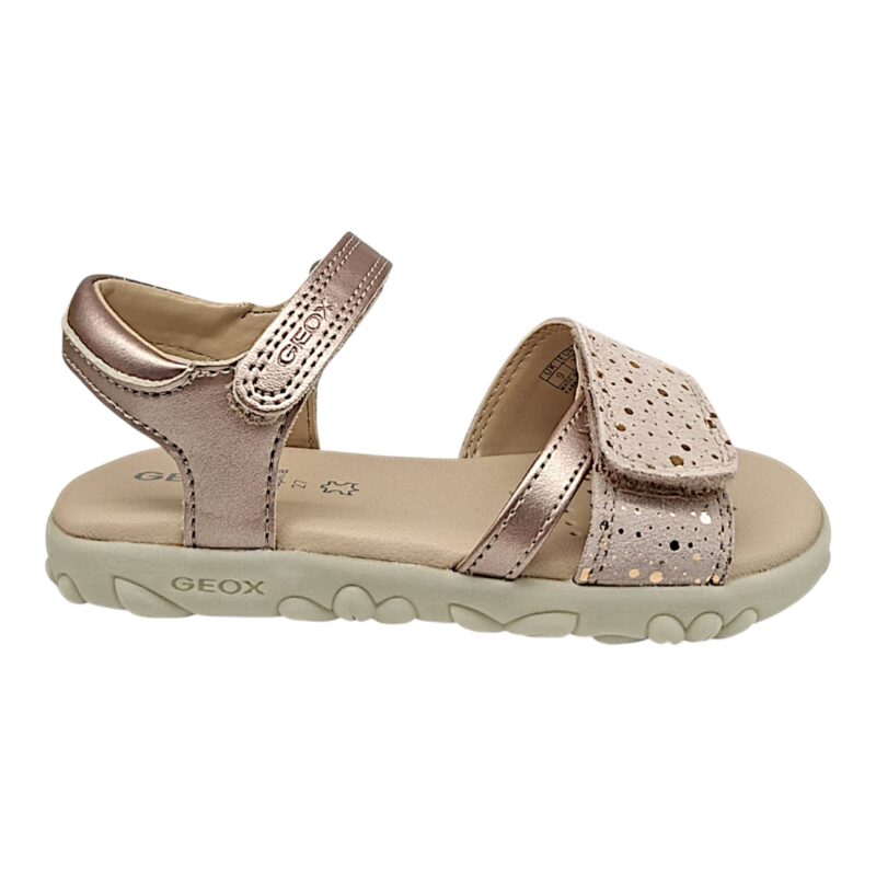 Sandalo bambina light pink con doppio strappo - Geox 2 Sandalo bambina light pink con doppio strappo - Geox