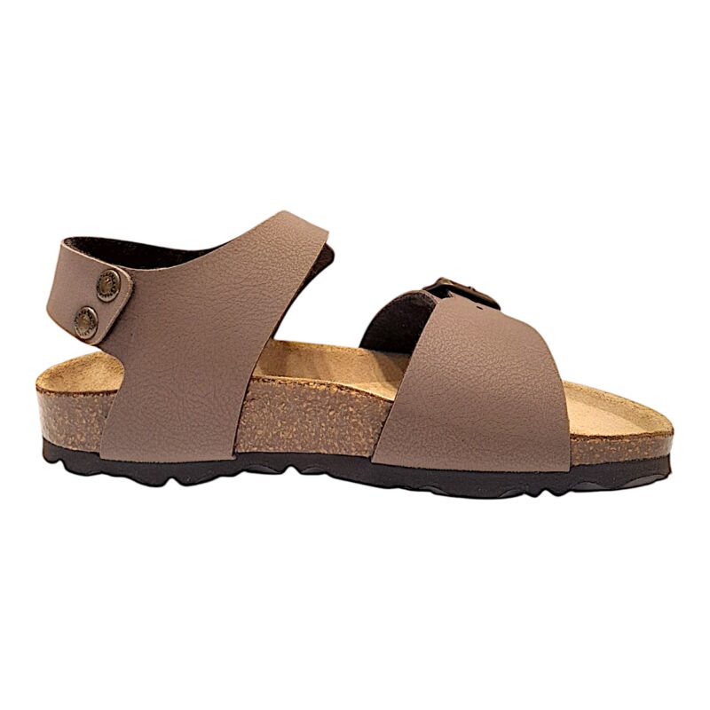 Sandalo bambino testa di moro con strappo e fibbie - Grunland