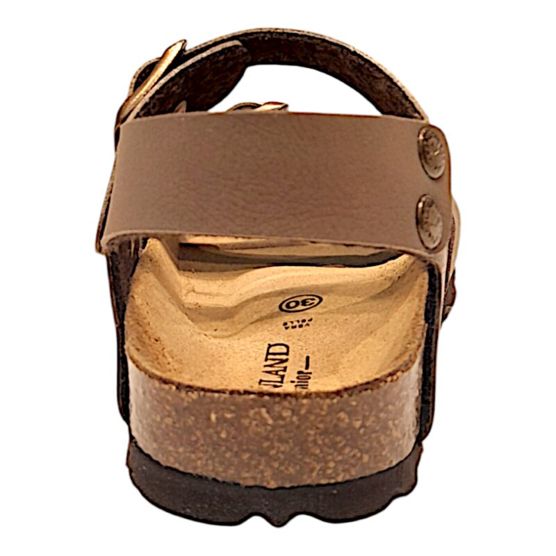 Sandalo bambino testa di moro con strappo e fibbie - Grunland