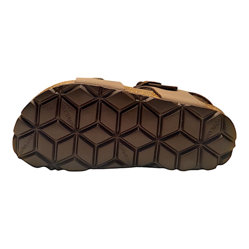 Sandalo bambino testa di moro con strappo e fibbie - Grunland