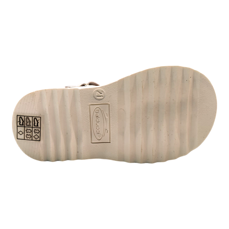Sandalo bianco-rosa primi passi per bambina con fiori su fascia frontale e apertura a strappo – Balducci 5 Sandalo bianco-rosa primi passi per bambina con fiori sulla fascia frontale e apertura a strappo – Balducci
