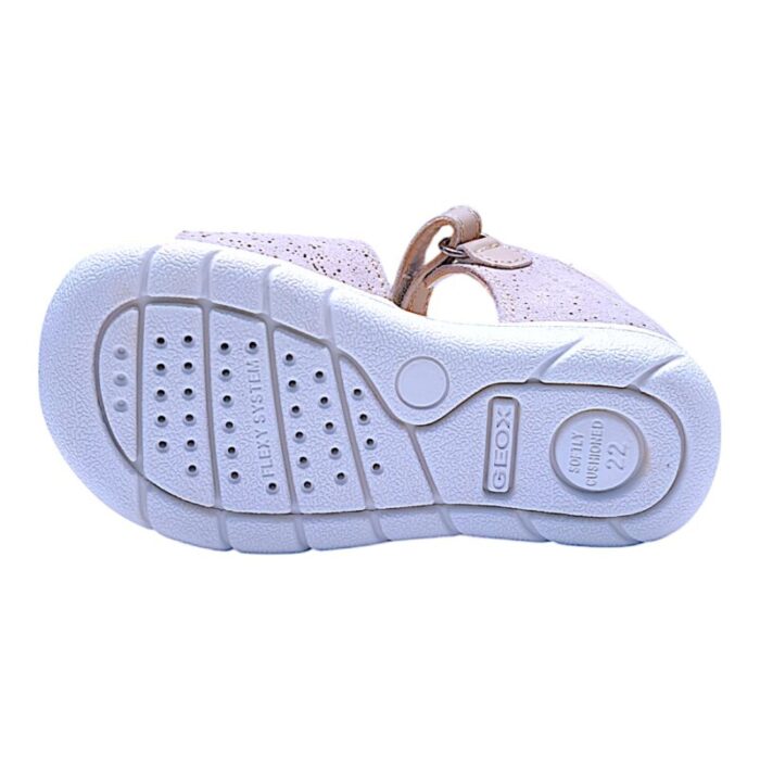 Sandalo bimba primi passi beige con doppio strappo - Geox