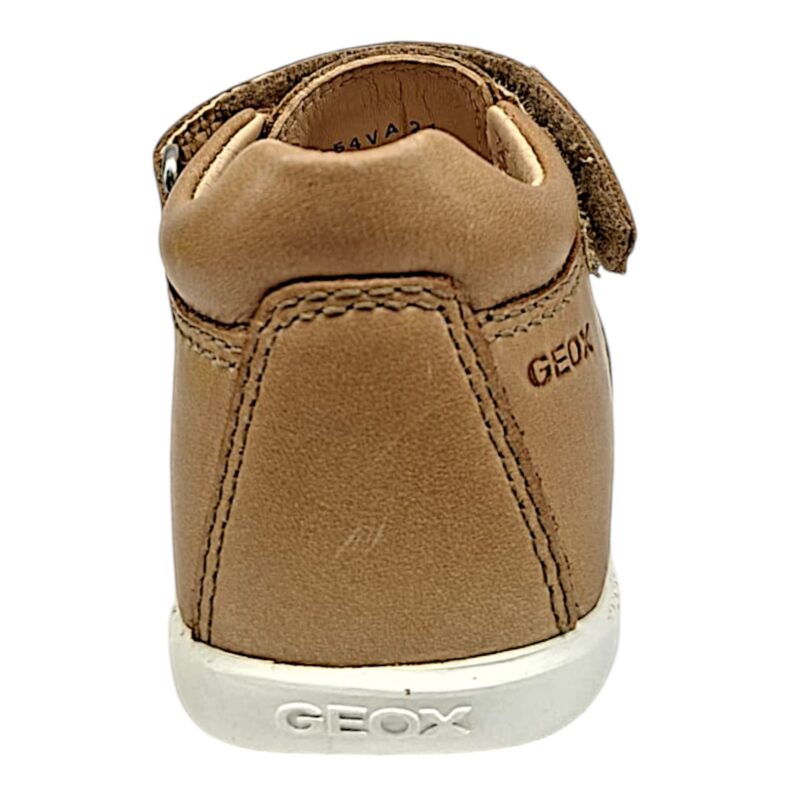 Sandalo bimbo granchietto in pelle color cuoio con strappo - Geox 4 Sandalo bimbo granchietto in pelle color cuoio con strappo - Geox