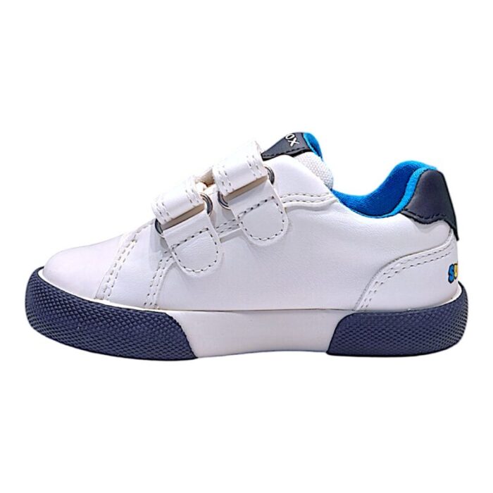 Sandalo bimbo primi passi super Mario white-navy con strappo - Geox
