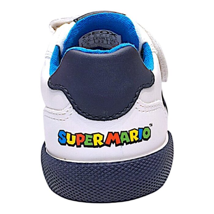 Sandalo bimbo primi passi super Mario white-navy con strappo - Geox