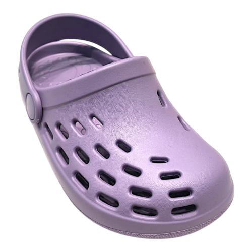 Sandalo crocs per bambina in gomma lilla con cinturino al tallone - Igor 19 Sandalo crocs per bambina in gomma lilla con cinturino tallone - Igor