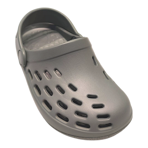 Sandalo crocs per bambino verde in gomma con cinturino tallone - Igor