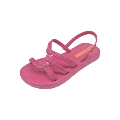 Sandalo in gomma per bambina fucsia chiuso dietro – Ipanema
