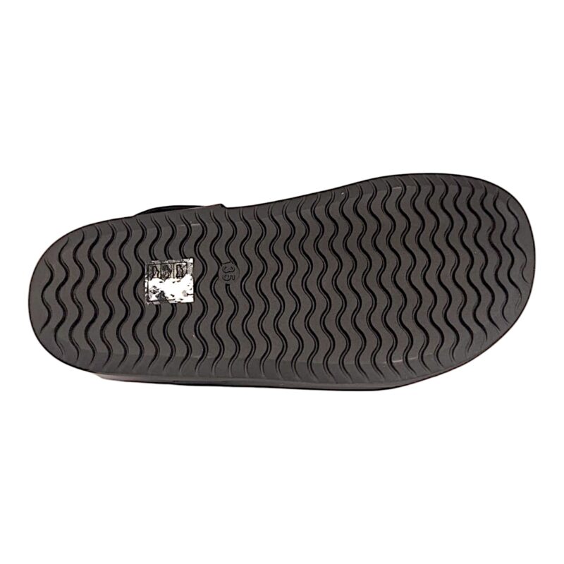 Sandalo nero per bambina patty in similpelle con borchie e fibbie - Cult