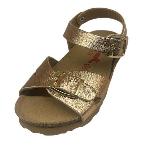 Sandalo old rose per bambina con doppia fibbia – BioNatura 2 Sandalo old rose con doppia fibbia per bambina – BioNatura