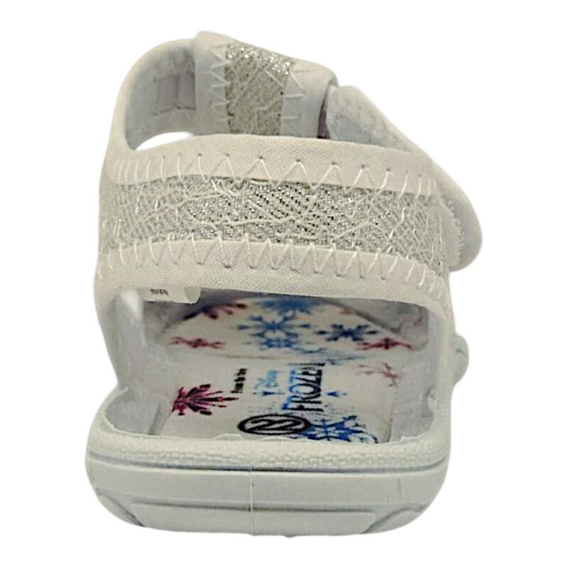 Sandalo per bambina Frozen bianco-silver con strappo – Easy Shoes 4 Sandalo per bambina Frozen bianco-silver con strappo – Easy Shoes