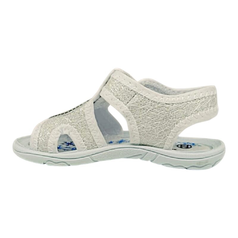 Sandalo per bambina Frozen bianco-silver con strappo – Easy Shoes 3 Sandalo per bambina Frozen bianco-silver con strappo – Easy Shoes