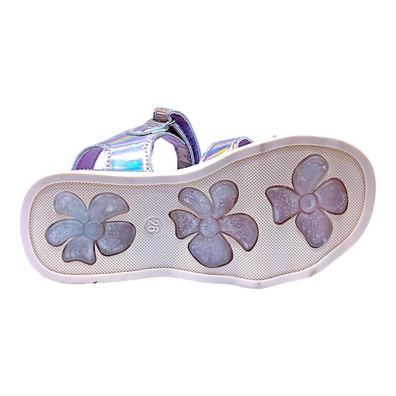 Sandalo per bambina Frozen rosa-lilla cangiante con strappo e luci – FLA Europe 7 Sandalo per bambina Frozen rosa-lilla cangiante con strappo e luci – FLA Europe