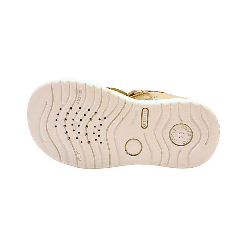 Sandalo ragnettprimi passi bambino beige-multicolor con strappo – Geox 5 Sandalo primi passi bambino beige multicolor con strappo – Geox