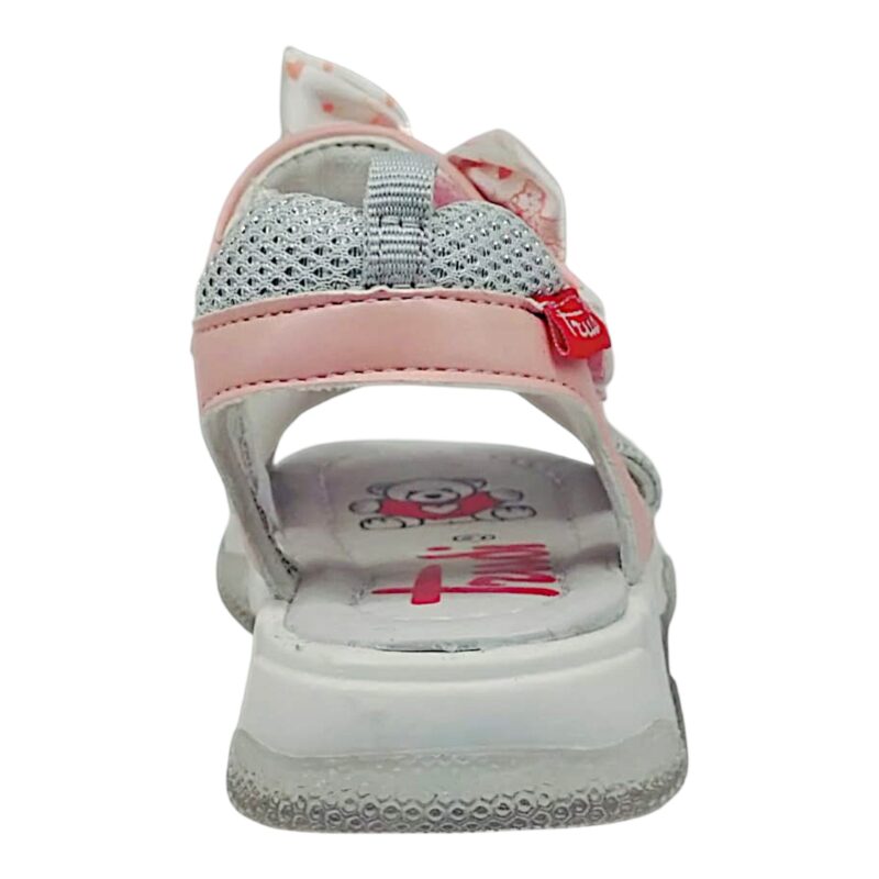 Sandalo primi passi per bambina Trudi sport rosa con fiocchetto e doppio strappo – Easy Shoes 4 Sandalo primi passi per bambina Trudi sport rosa con fiocchetto e doppio strappo – Easy Shoes