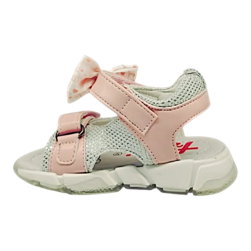 Sandalo primi passi per bambina Trudi sport rosa con fiocchetto e doppio strappo – Easy Shoes 3 Sandalo primi passi per bambina Trudi sport rosa con fiocchetto e doppio strappo – Easy Shoes