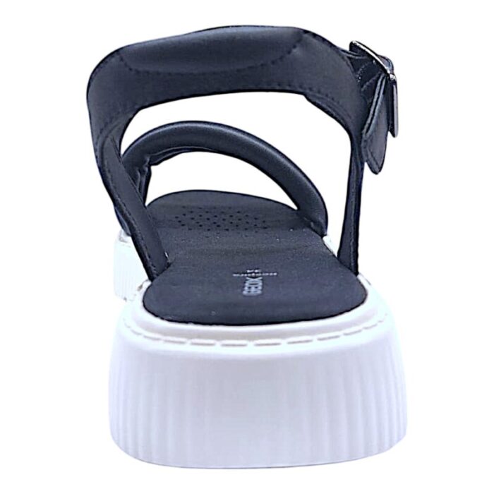 Sandalo ragazza black con strappo fashion glam - Geox