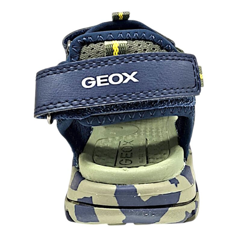 Sandalo ragazzo granchietto navy-military water friendly con strappo - Geox 4 Sandalo ragazzo granchietto navy-military water friendly con strappo - Geox